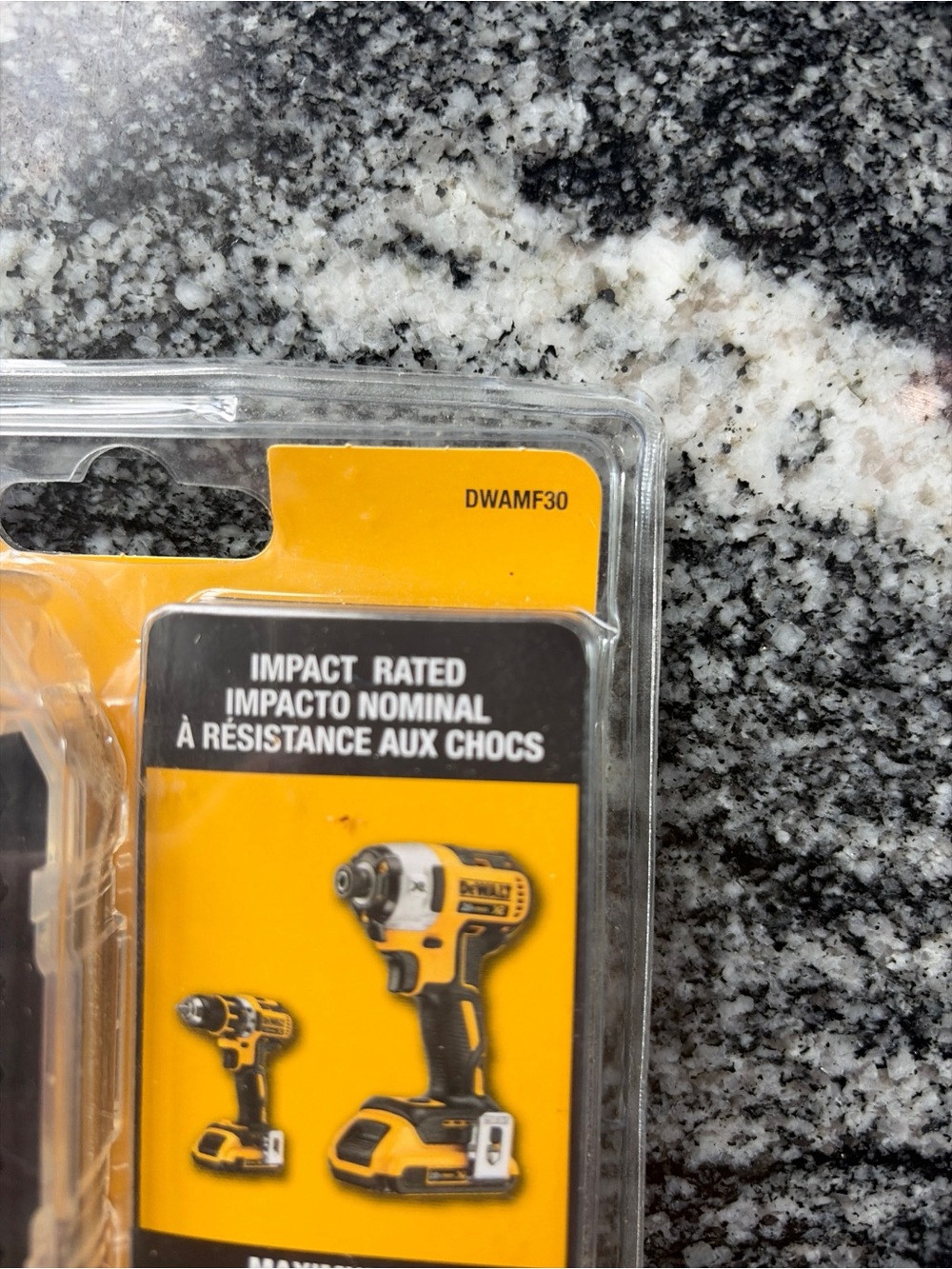 New DEWALT MAXFIT 30-Piece Impact Rated Screwdriving Bit Set ToughCase+ DWAMF30 - Picture 3 of 3